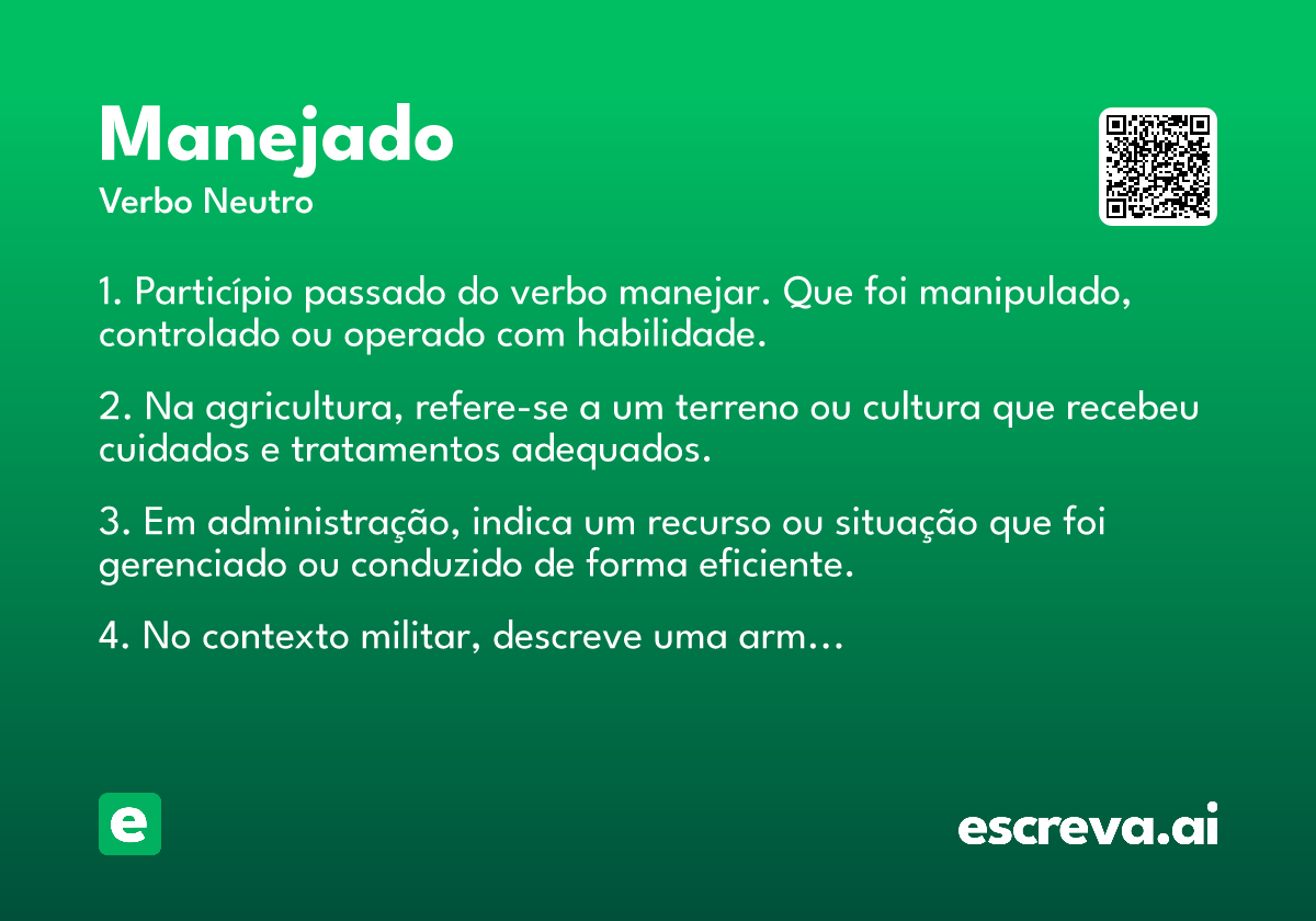 manejado