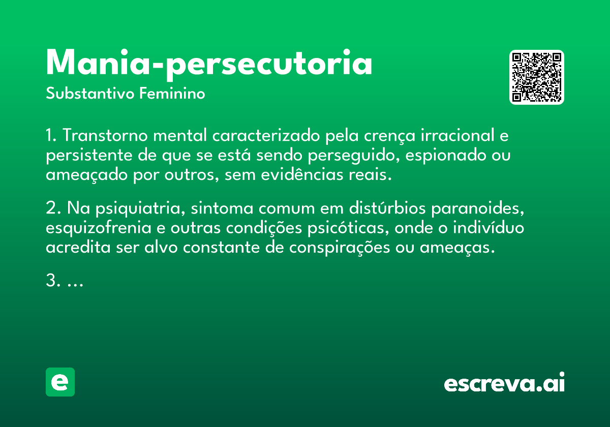 mania-persecutoria