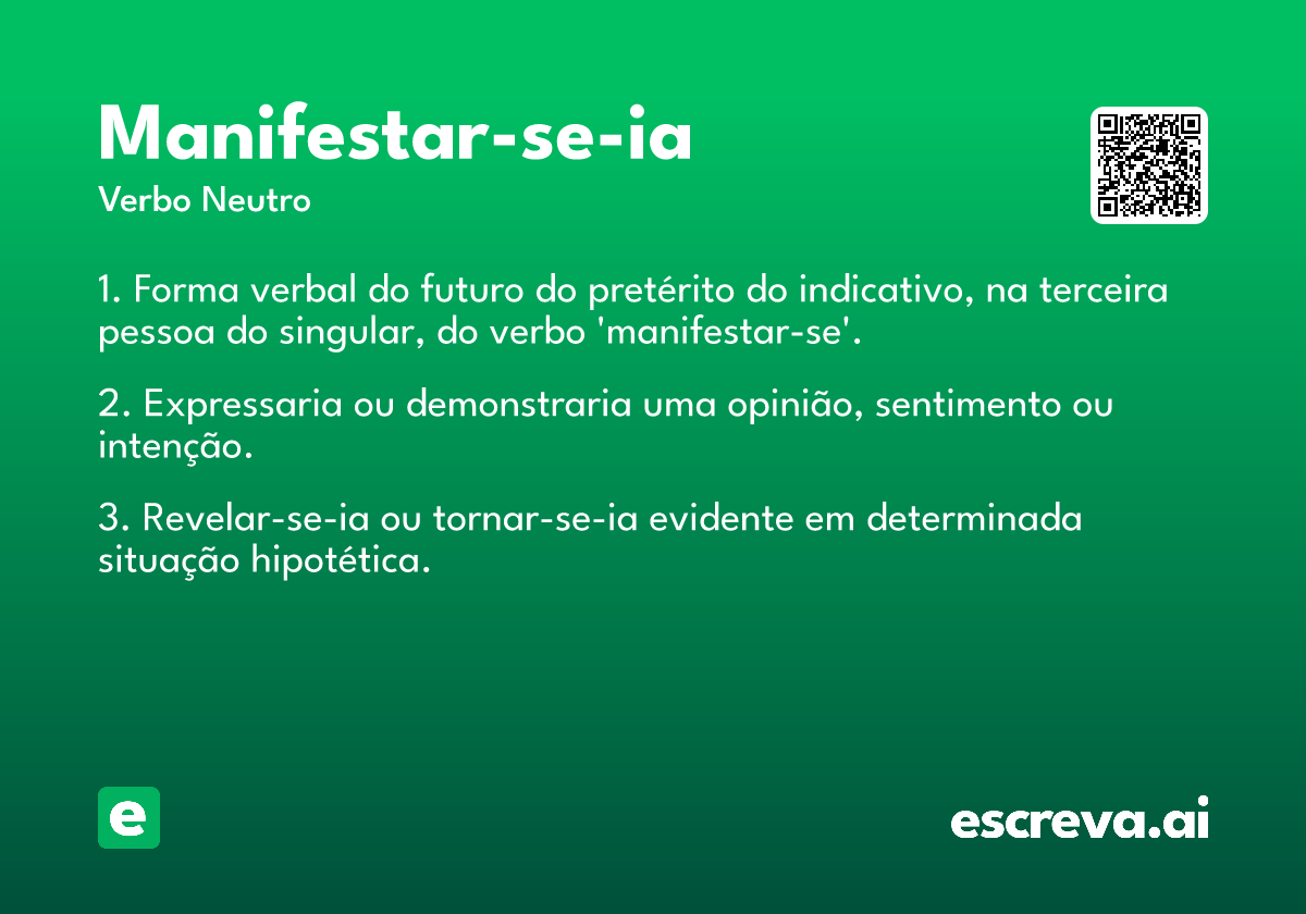 manifestar-se-ia