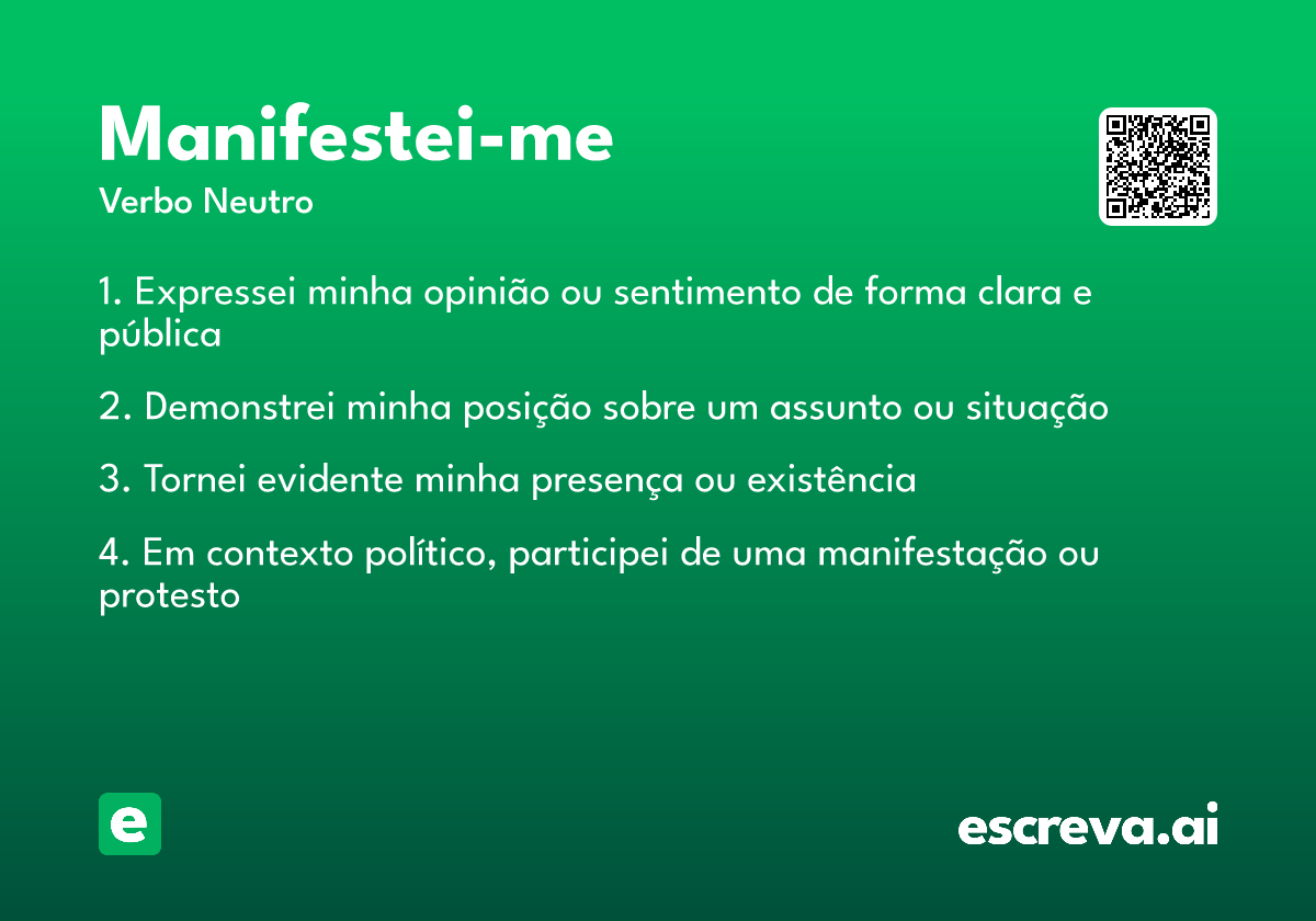 manifestei-me