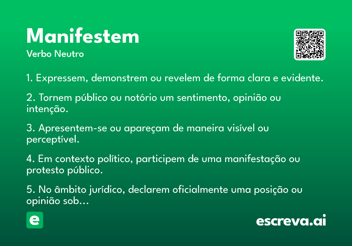 manifestem