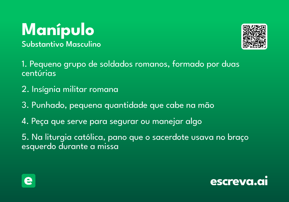 manípulo