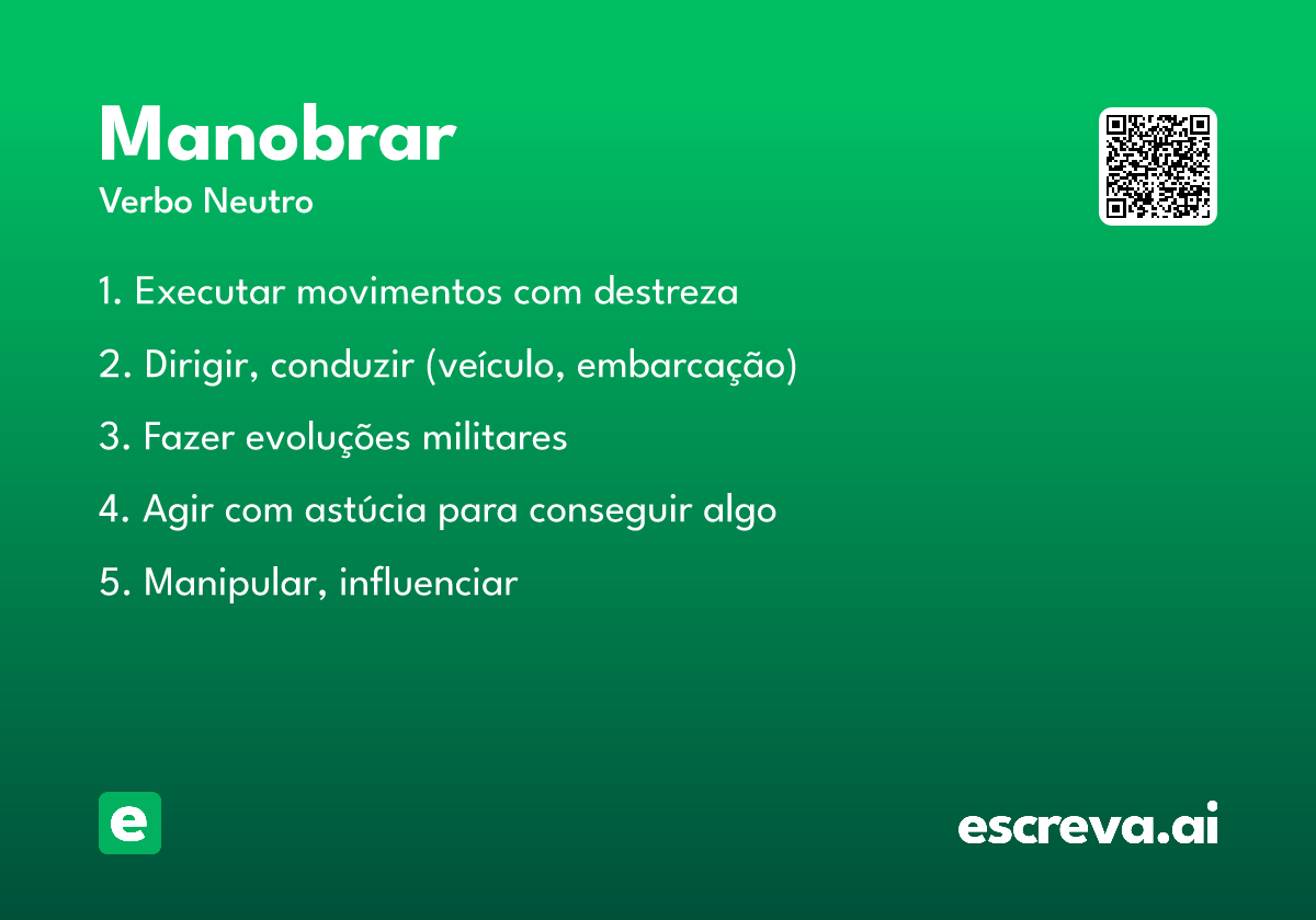 manobrar