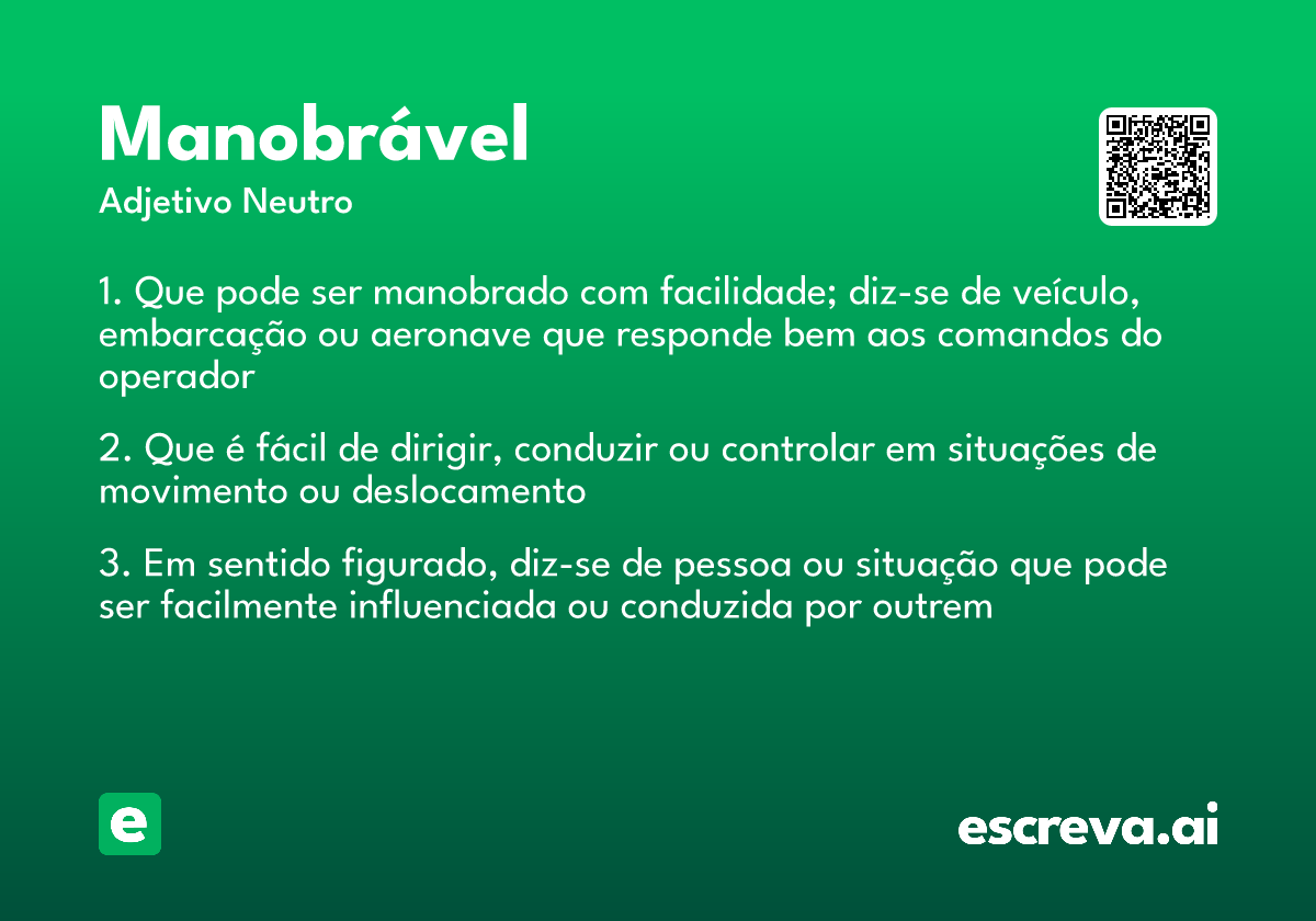 manobrável