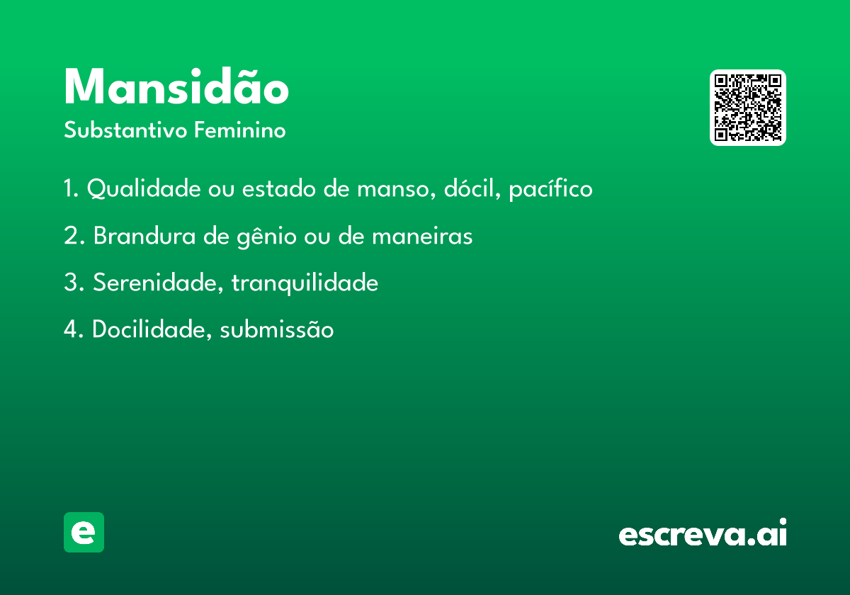 mansidão