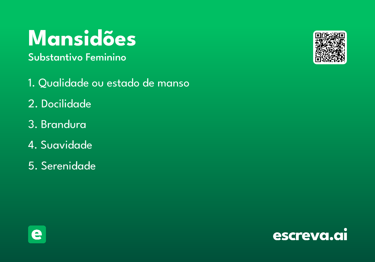 mansidões