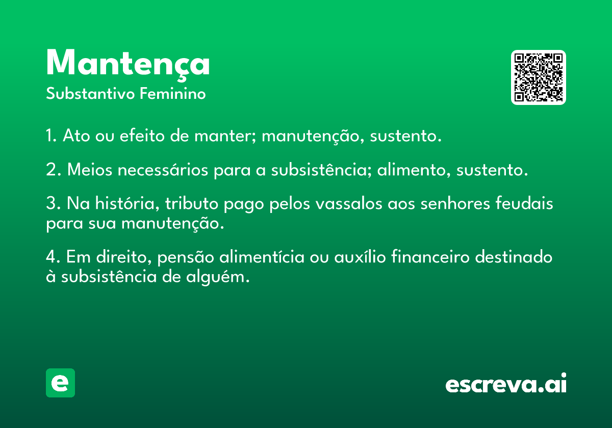 mantença