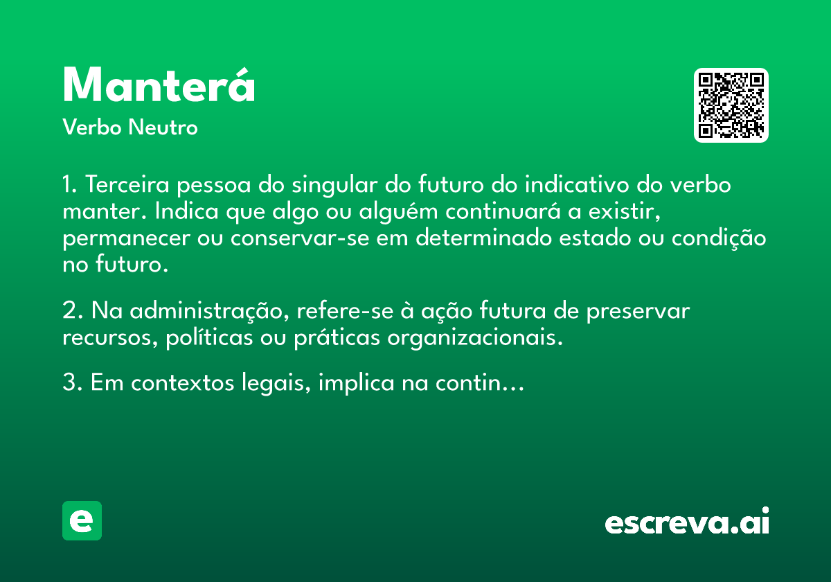 manterá