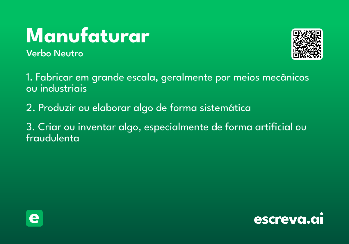 manufaturar