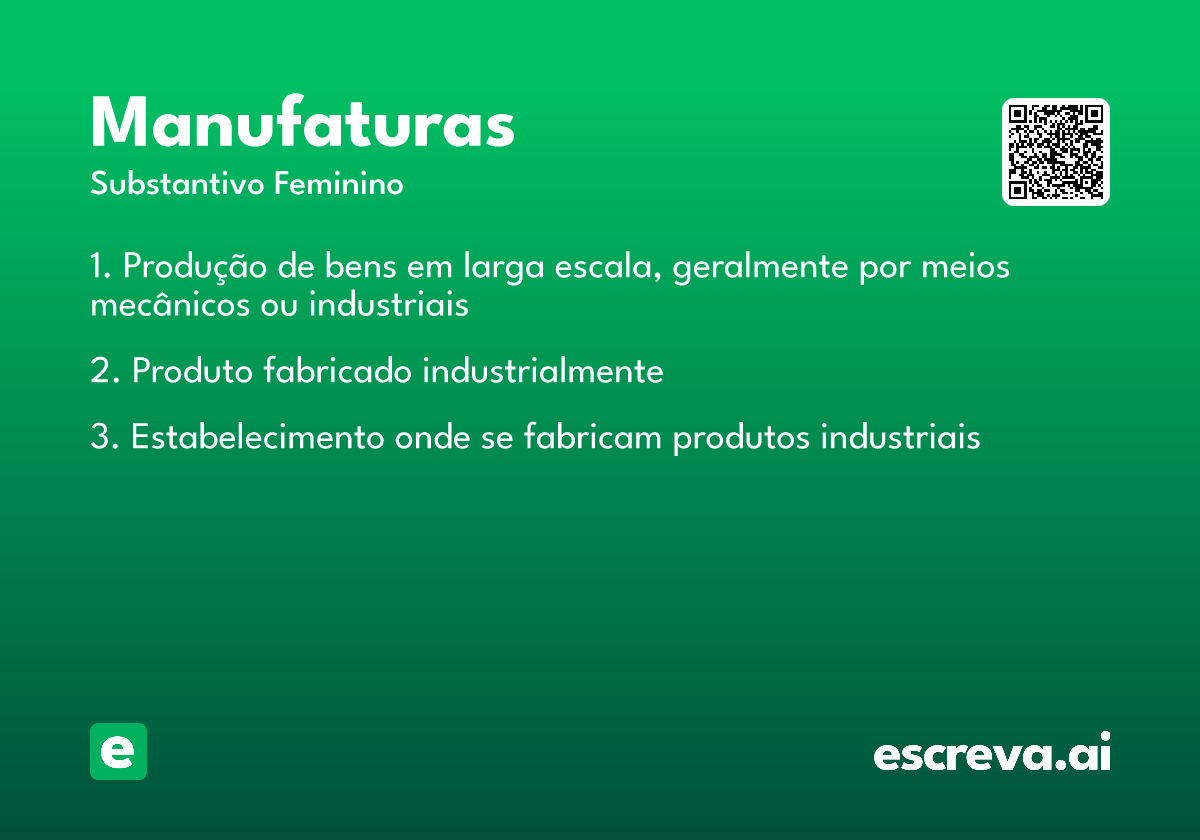 manufaturas