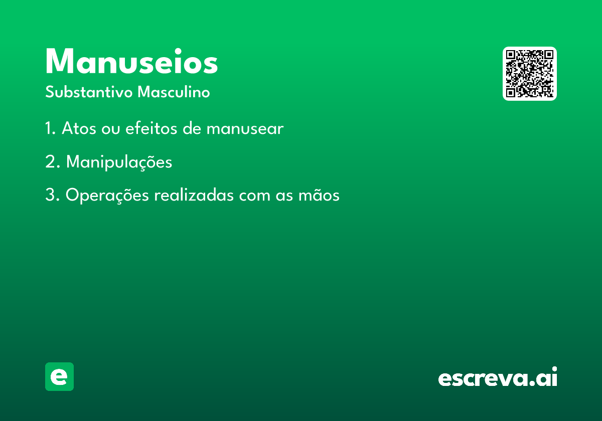 manuseios