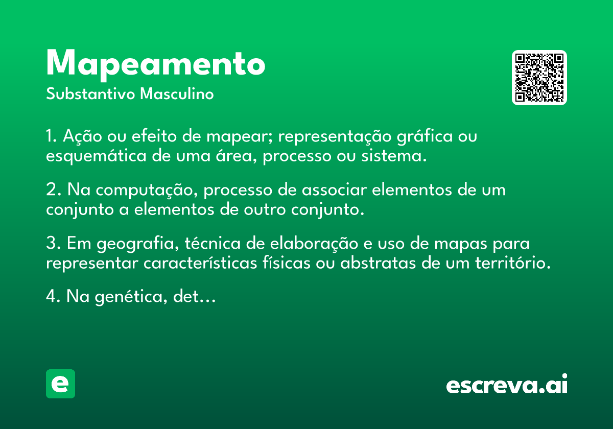 mapeamento