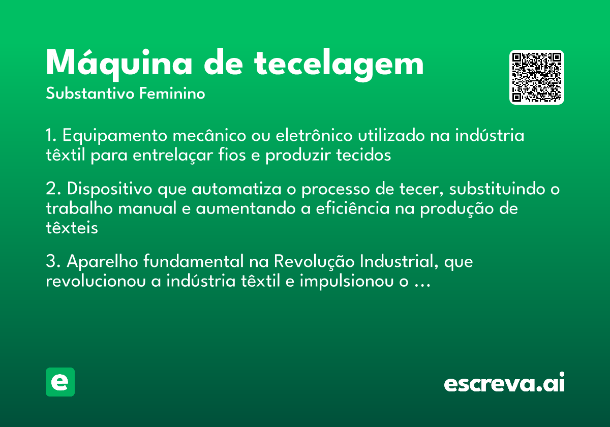 máquina de tecelagem