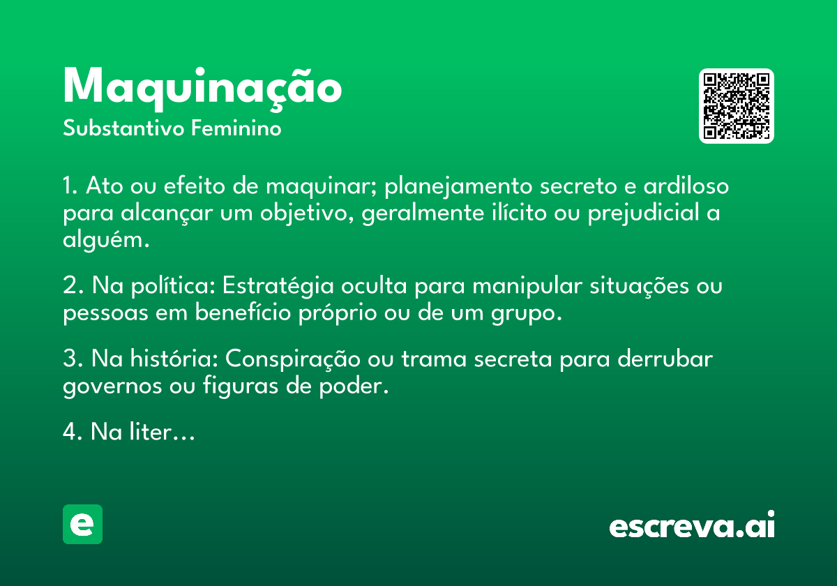 maquinação