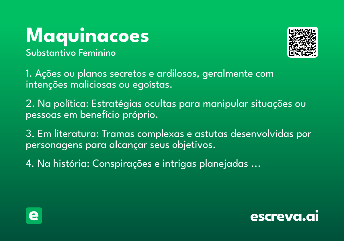 maquinacoes