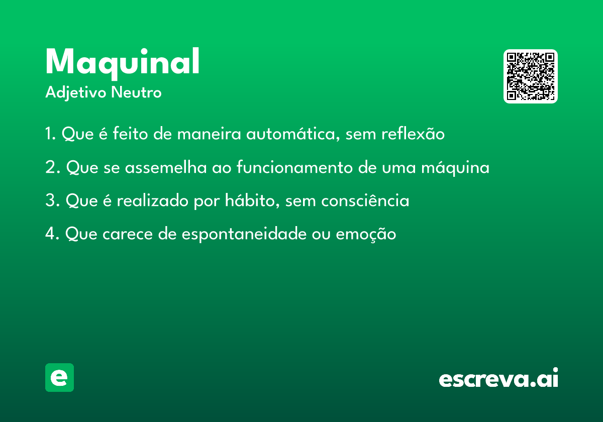 maquinal
