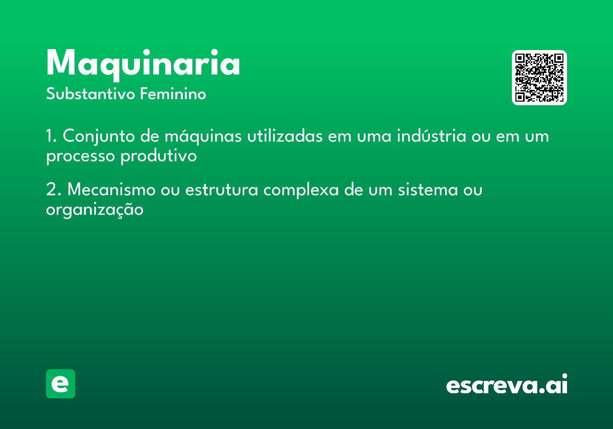 maquinaria