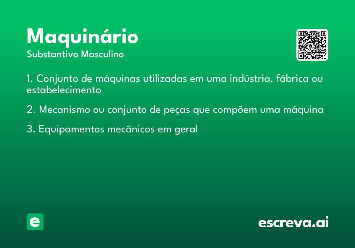 maquinário