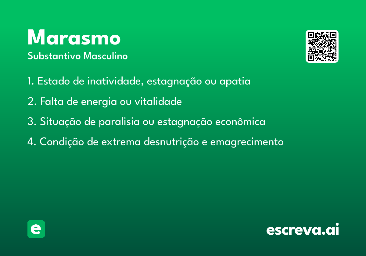 marasmo