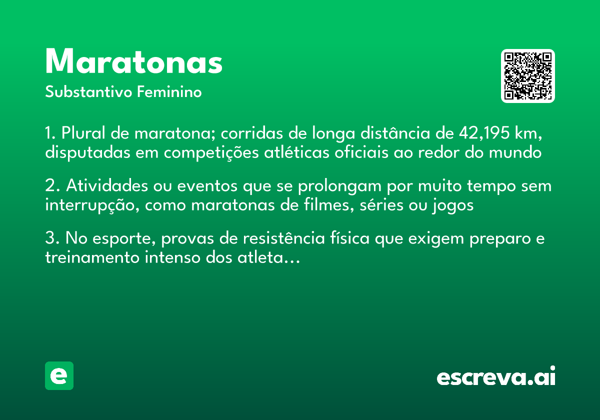 maratonas