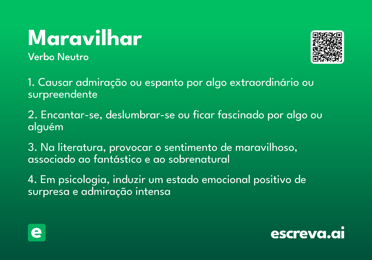maravilhar