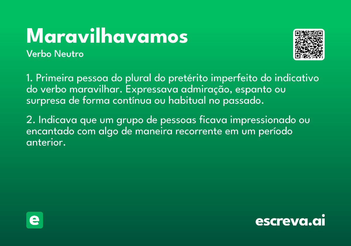 maravilhavamos