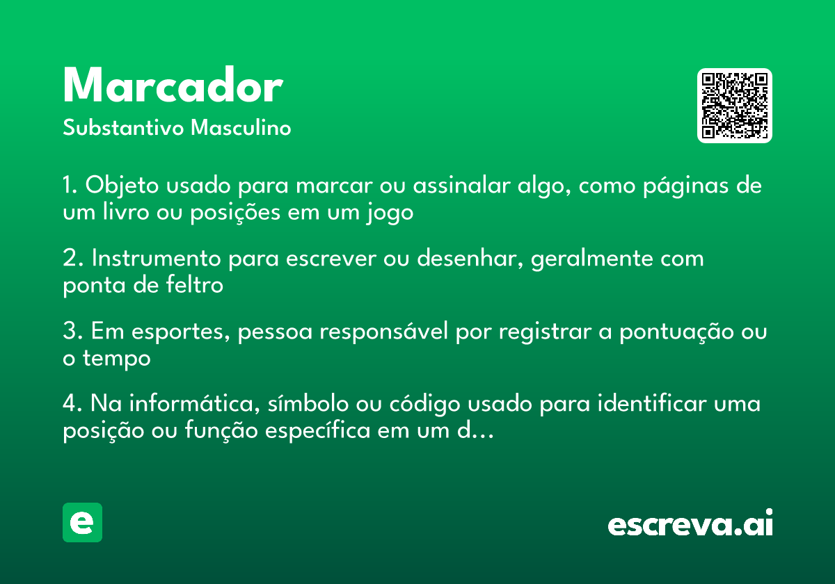marcador