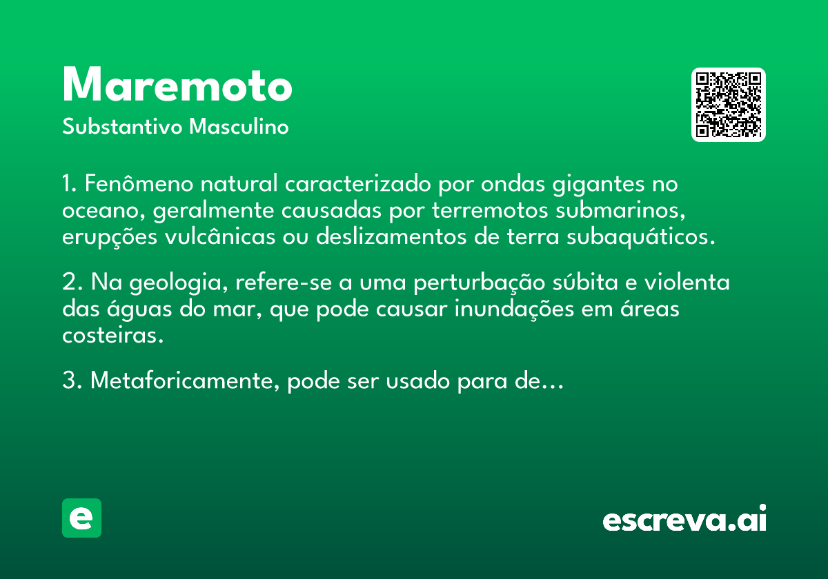 maremoto