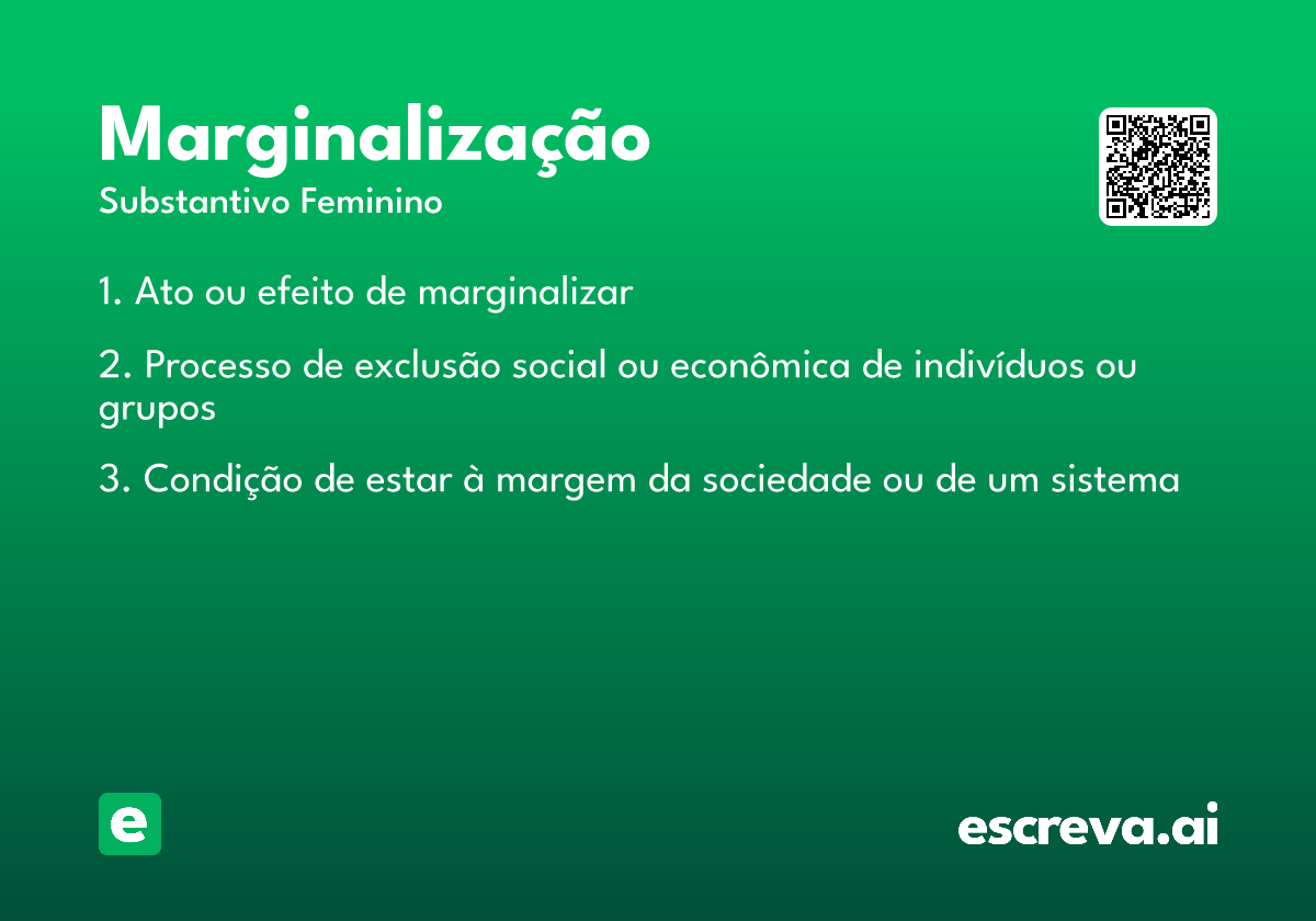 marginalização