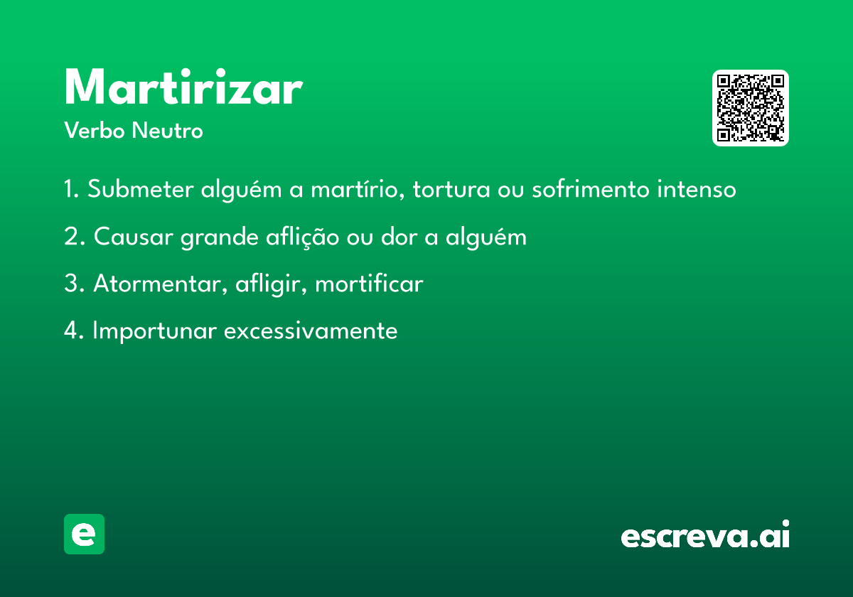 martirizar