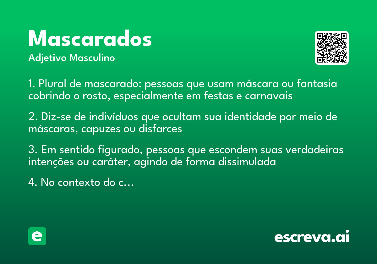 mascarados