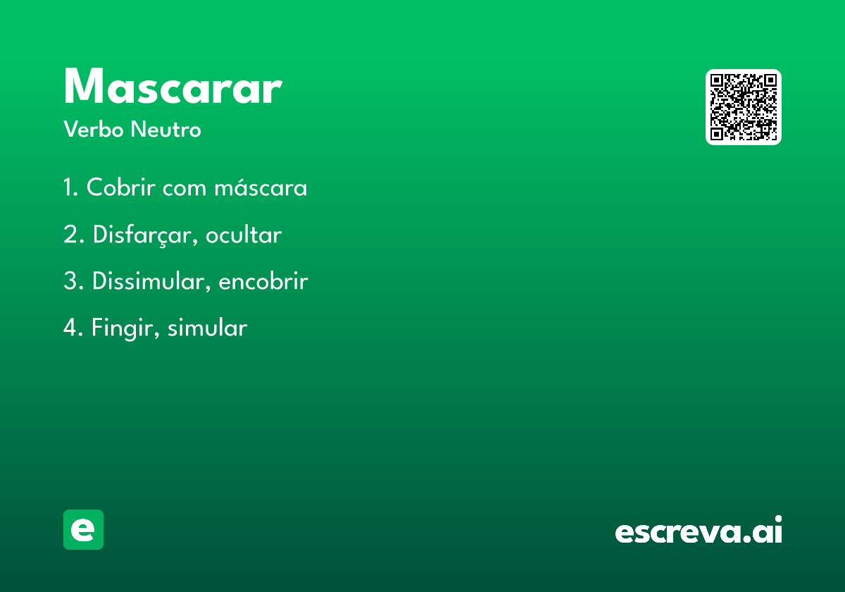 mascarar