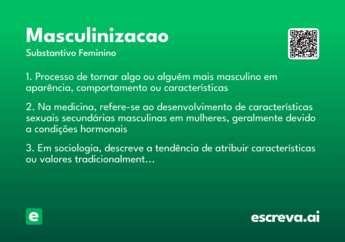 masculinizacao
