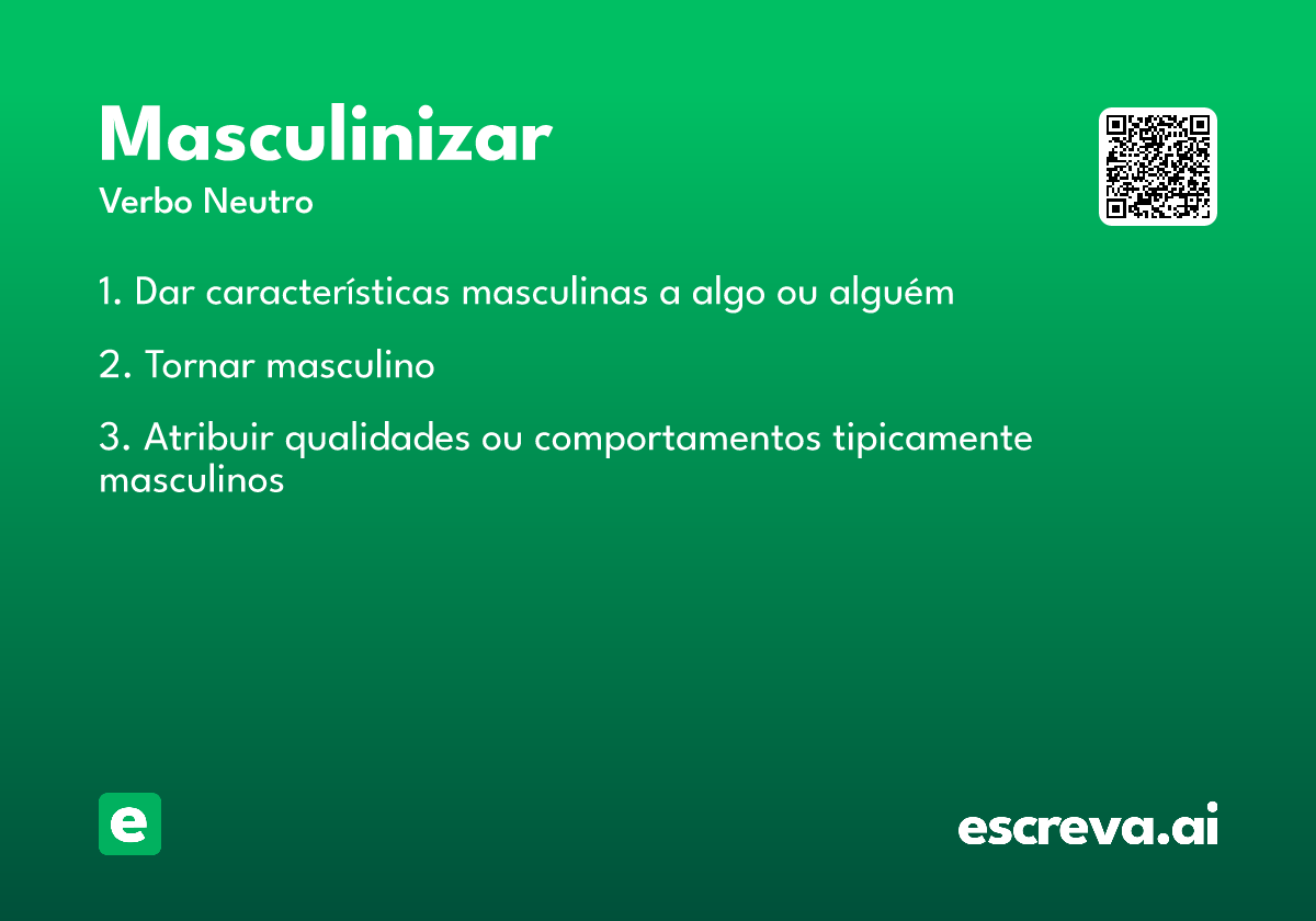 masculinizar