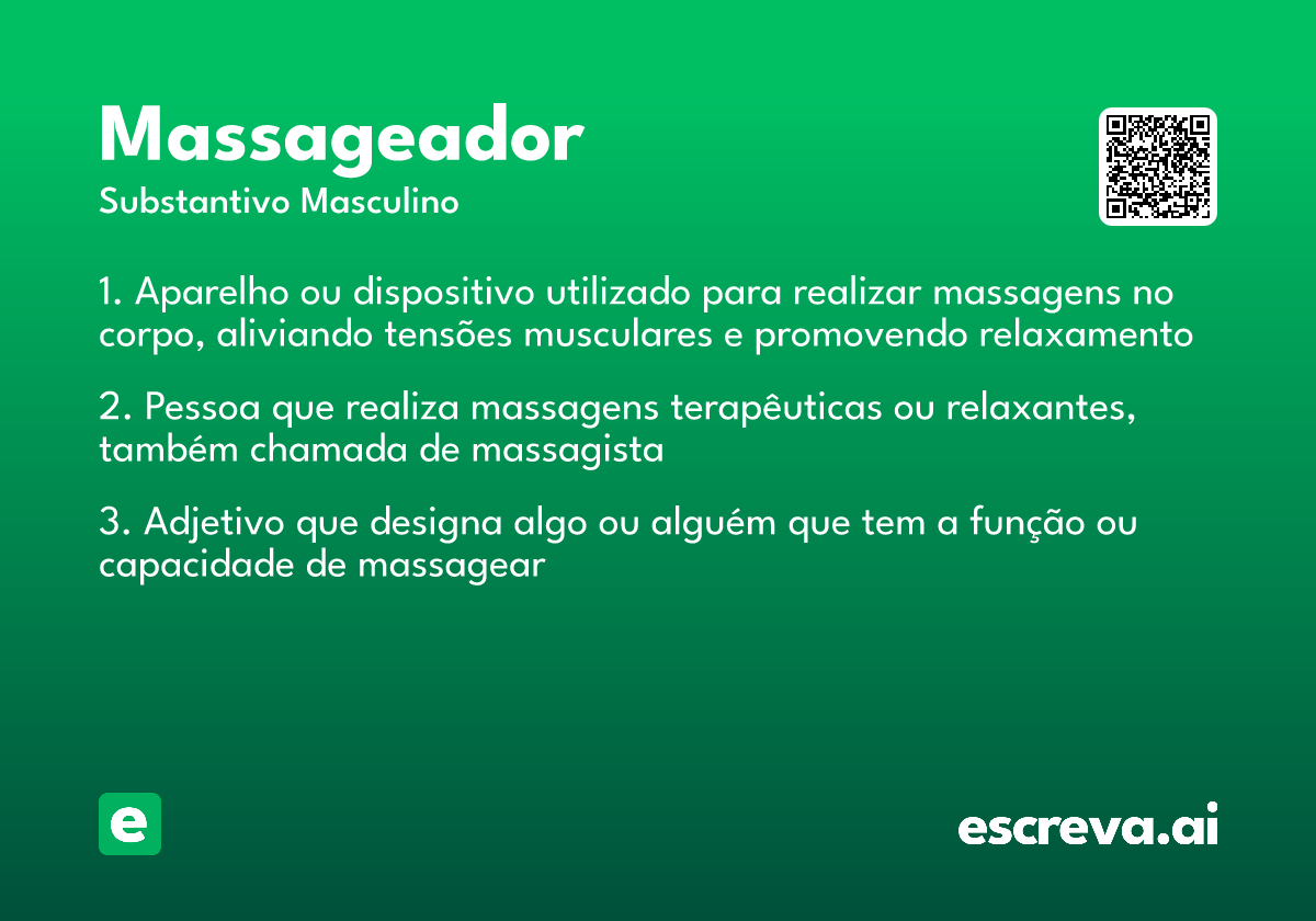 massageador