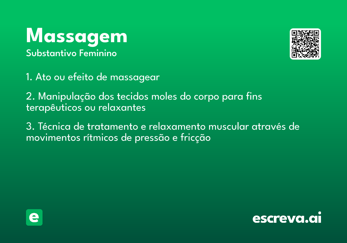 massagem