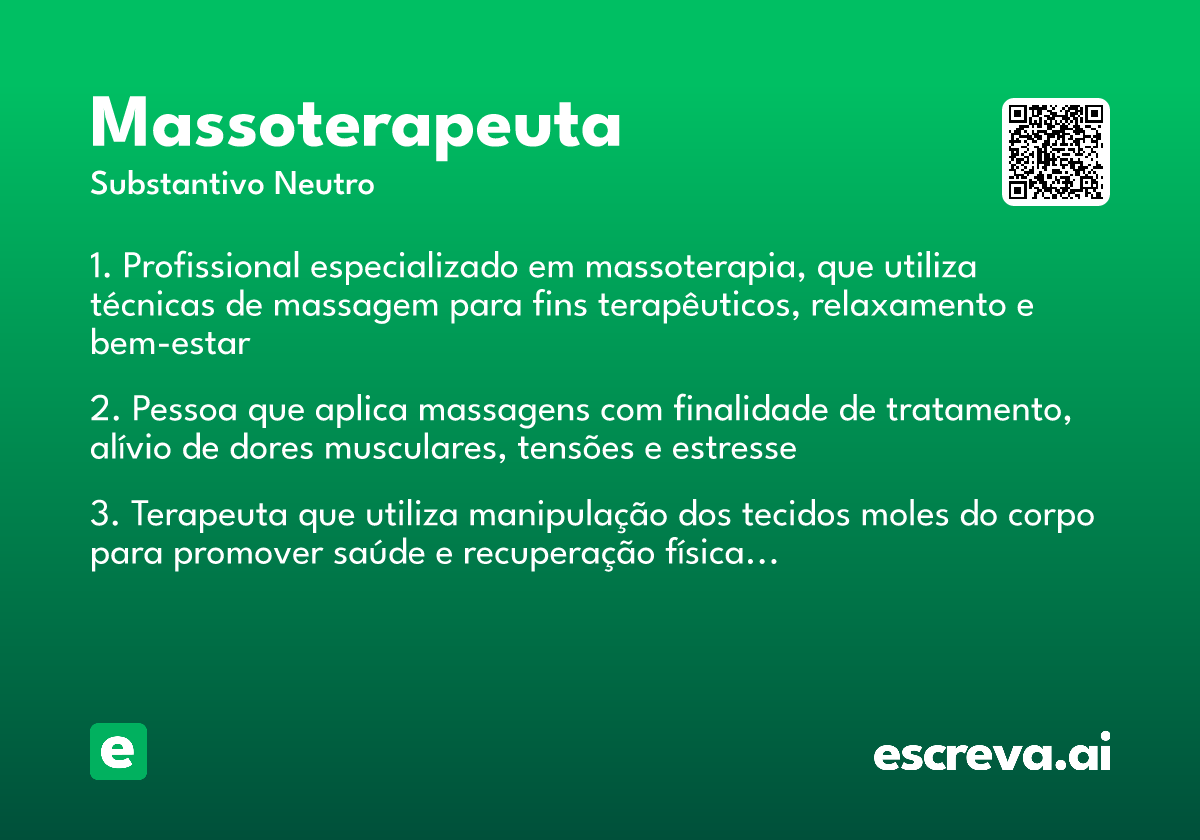 massoterapeuta
