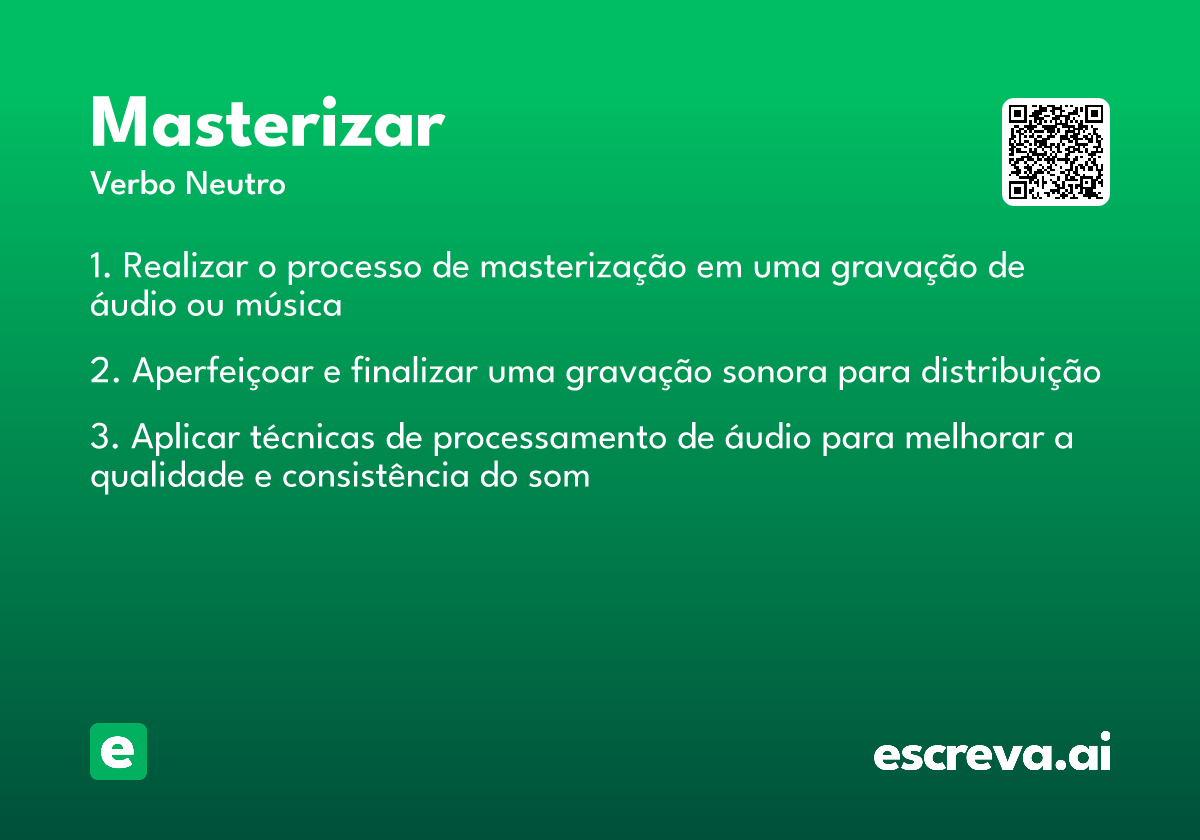 masterizar