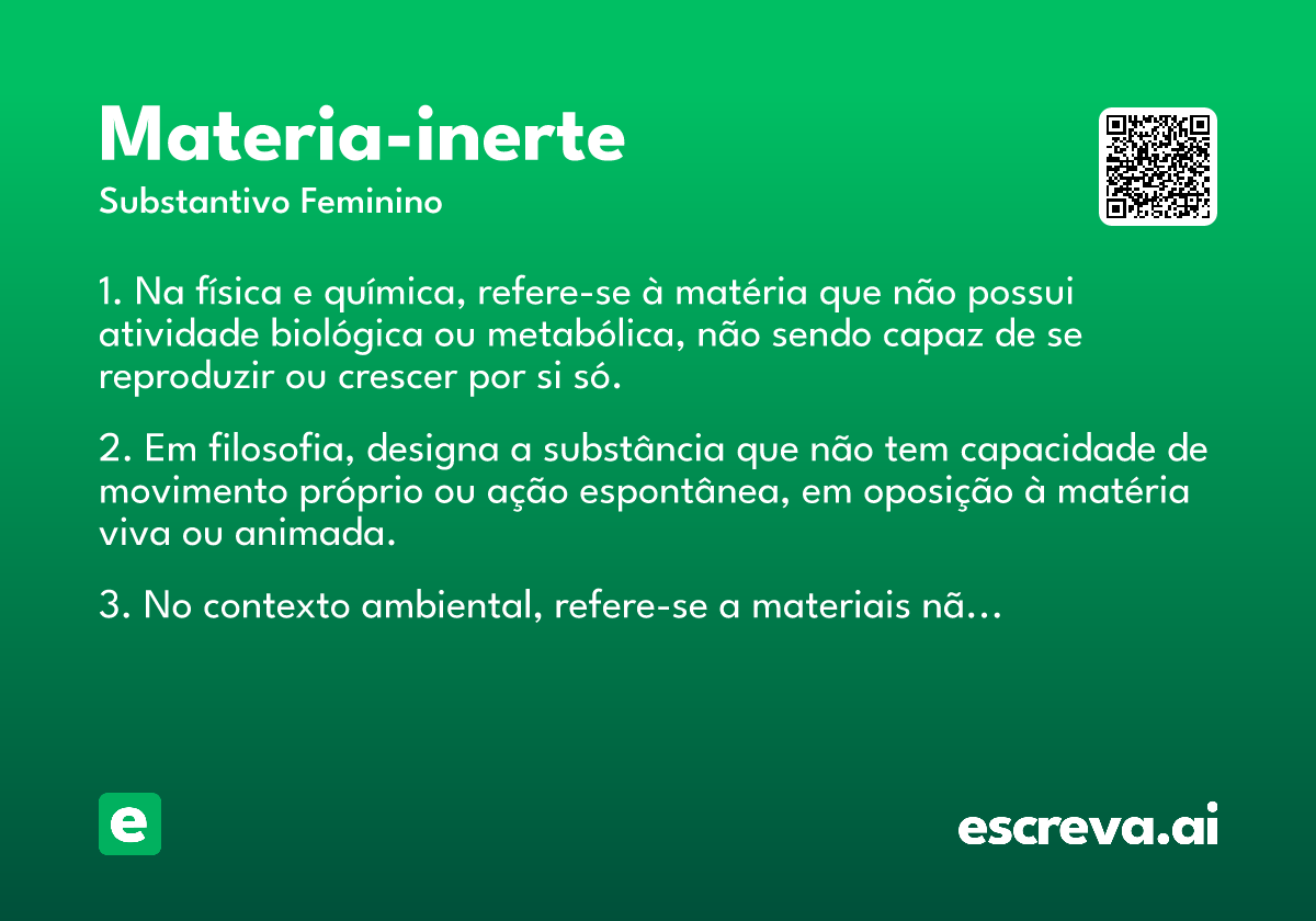 materia-inerte