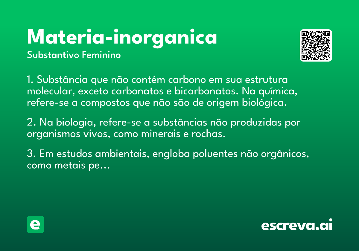 materia-inorganica