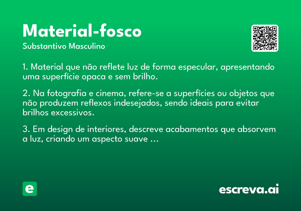 material-fosco
