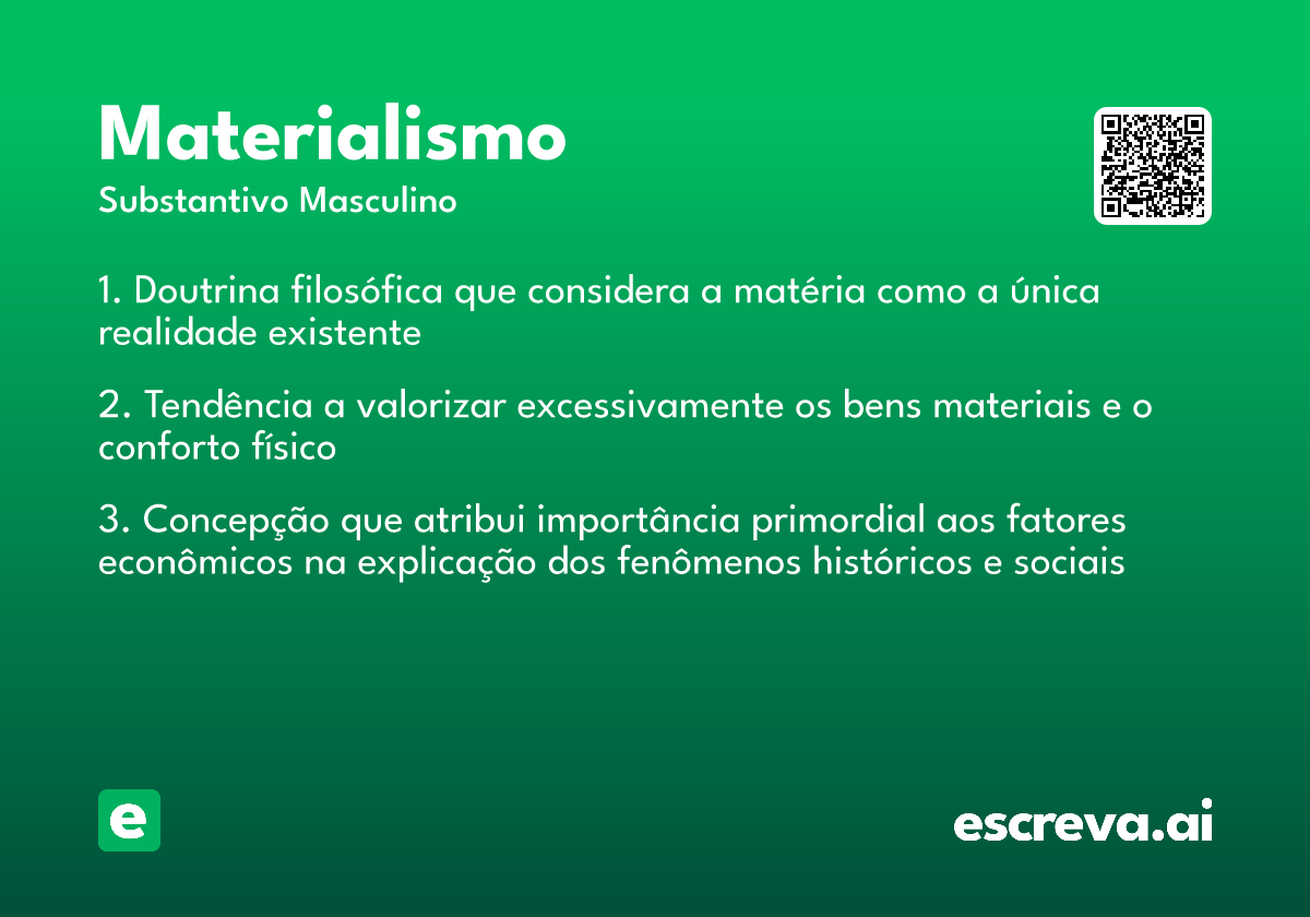 materialismo