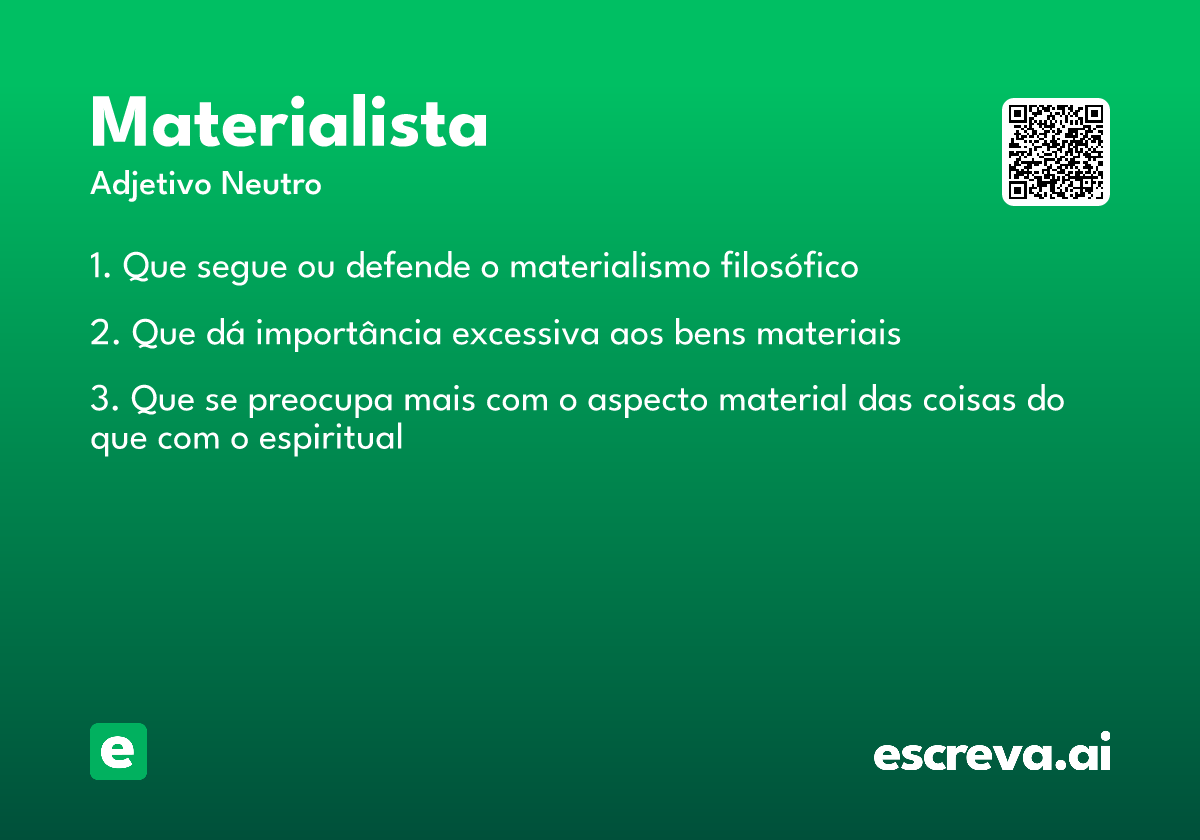 materialista