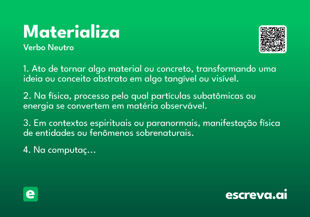 materializa