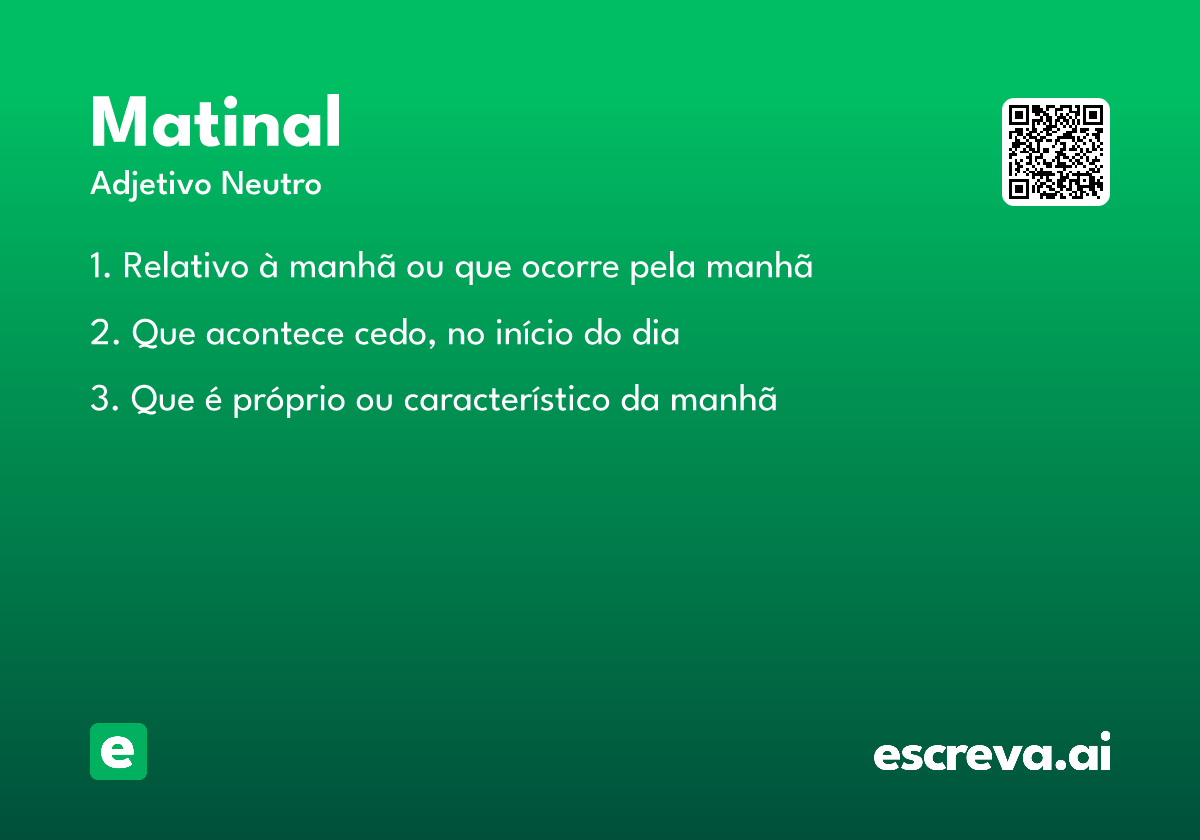 matinal