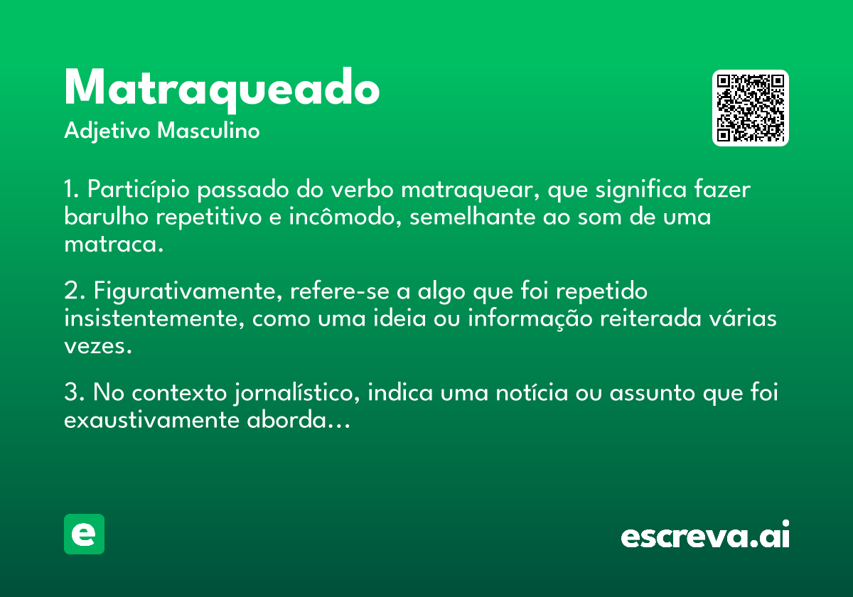 matraqueado