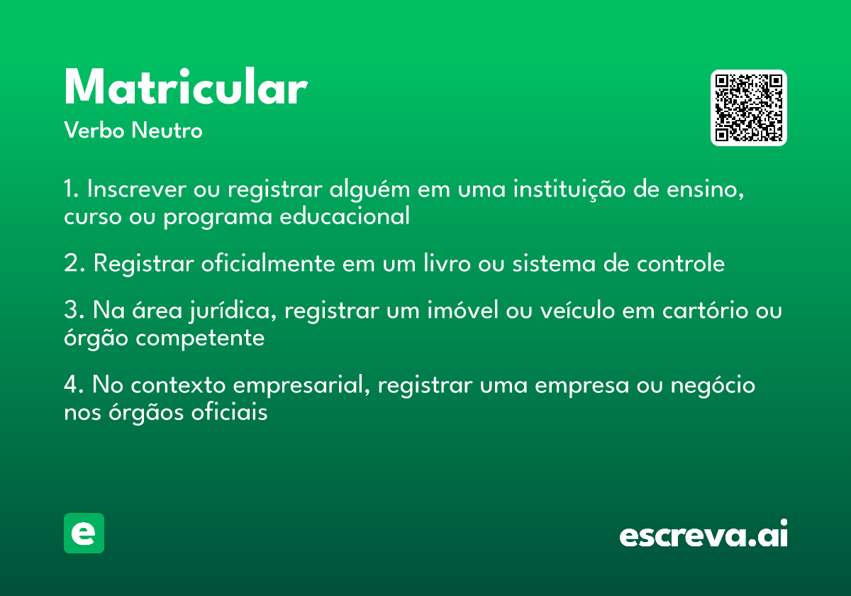 matricular