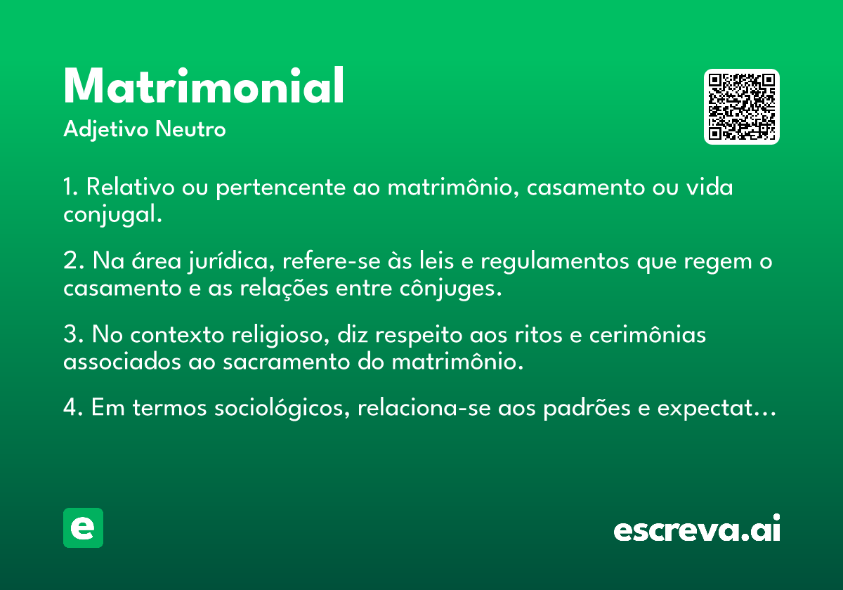 matrimonial
