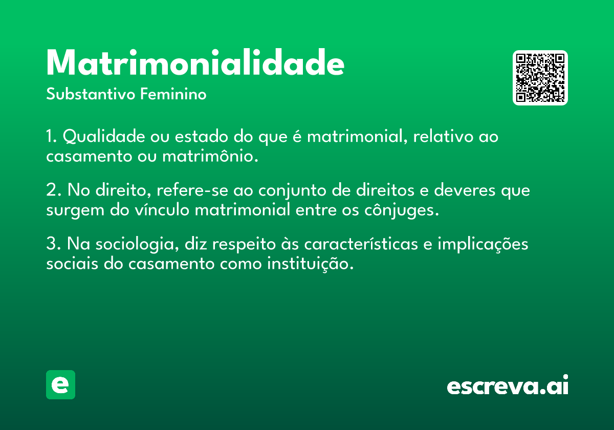 matrimonialidade