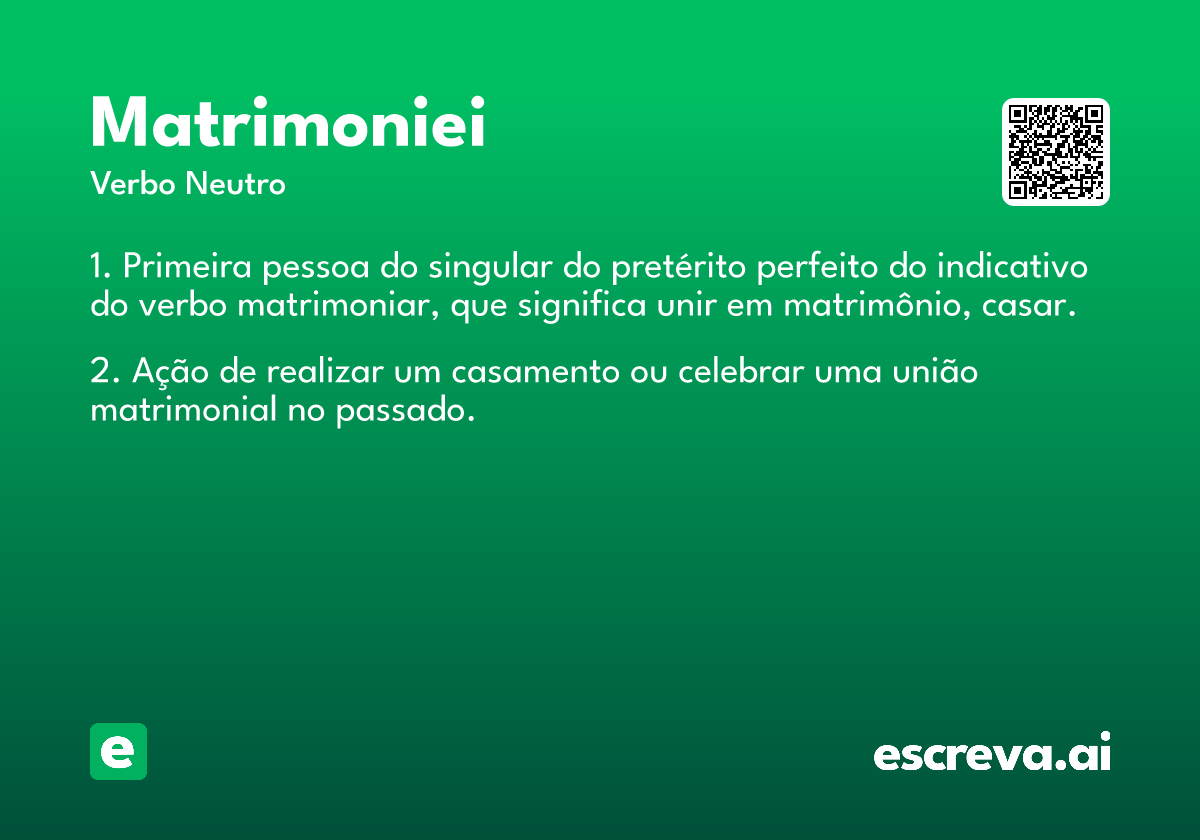 matrimoniei